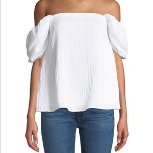 🆕Club Monaco Melania off shoulder puff sleeve 2
